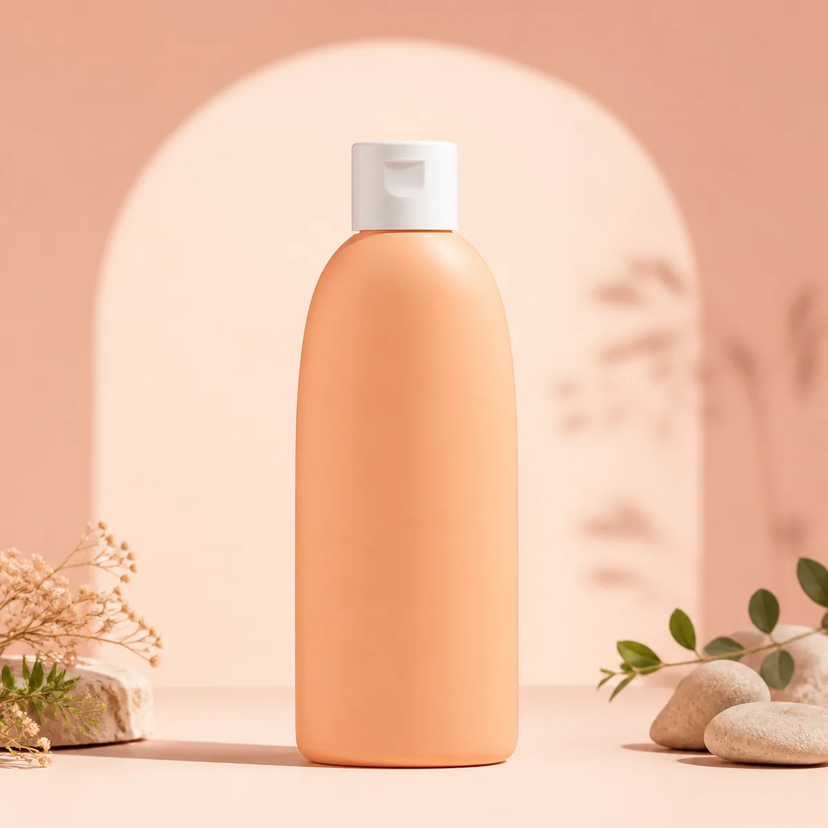 Imagen conceptual de Shampoo suave familiar